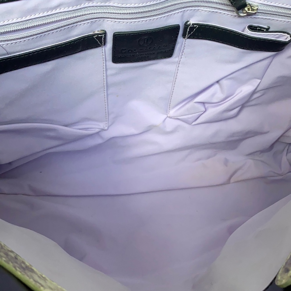 Beautiful Cole Haan Handbagtrinity Python Print - image 4